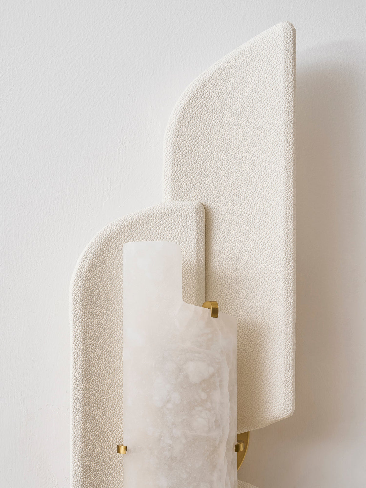 Sculpted Alabaster Wall Sconce