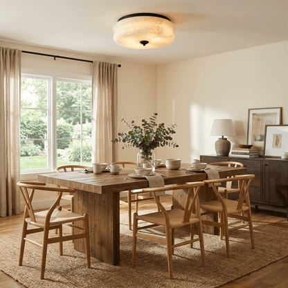 Orsay Alabaster Flush Mount Alabaster Lighting Fixture