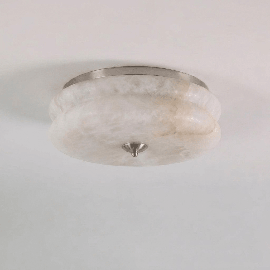 Orsay Alabaster Flush Mount Alabaster Lighting Fixture