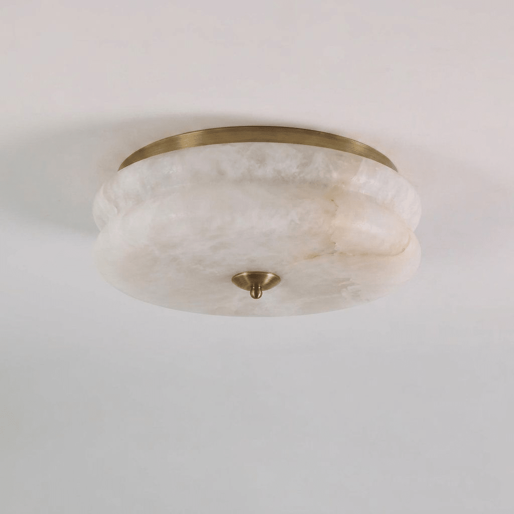Orsay Alabaster Flush Mount Alabaster Lighting Fixture