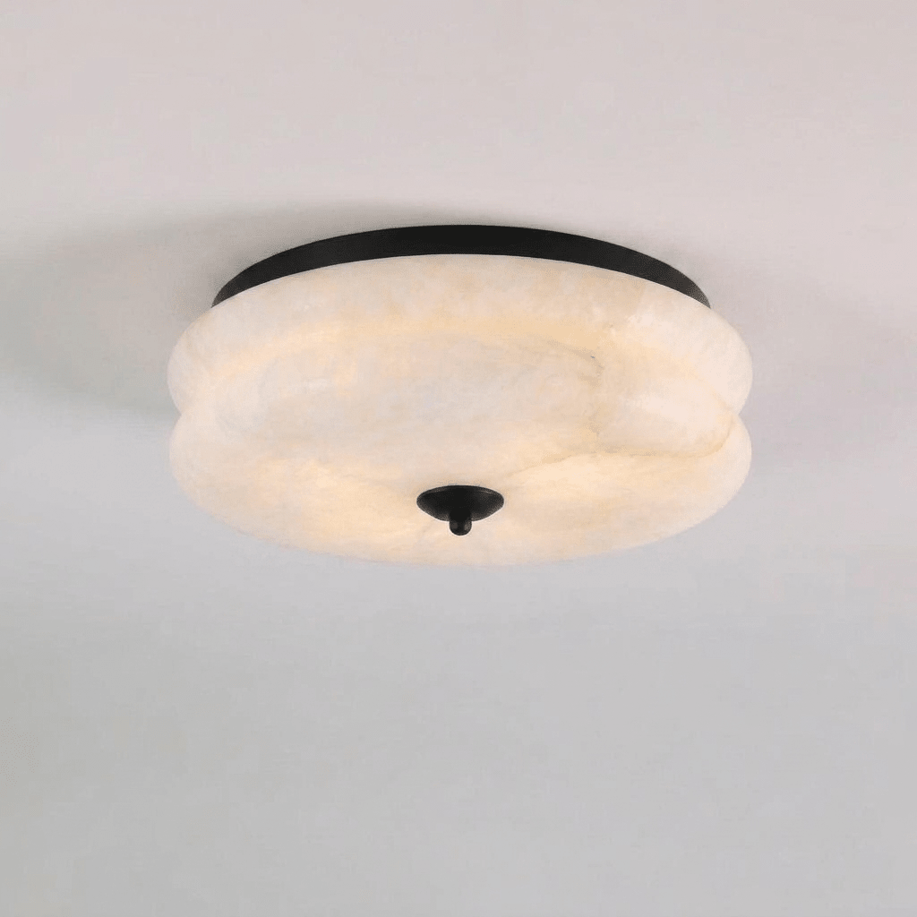 Orsay Alabaster Flush Mount Alabaster Lighting Fixture