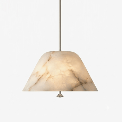Orvella Alabaster Cone Pendant Light