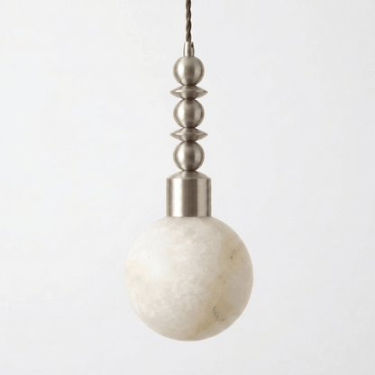 Orvelle Alabaster Beaded Pendant Light