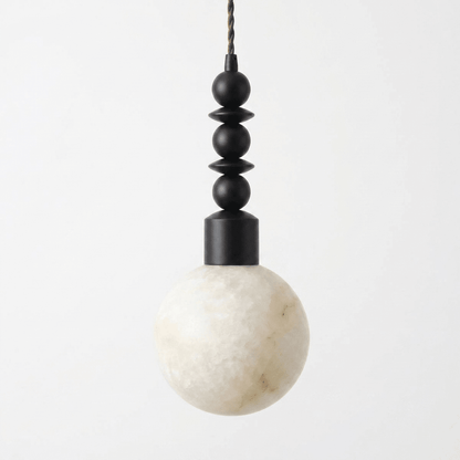 Orvelle Alabaster Beaded Pendant Light