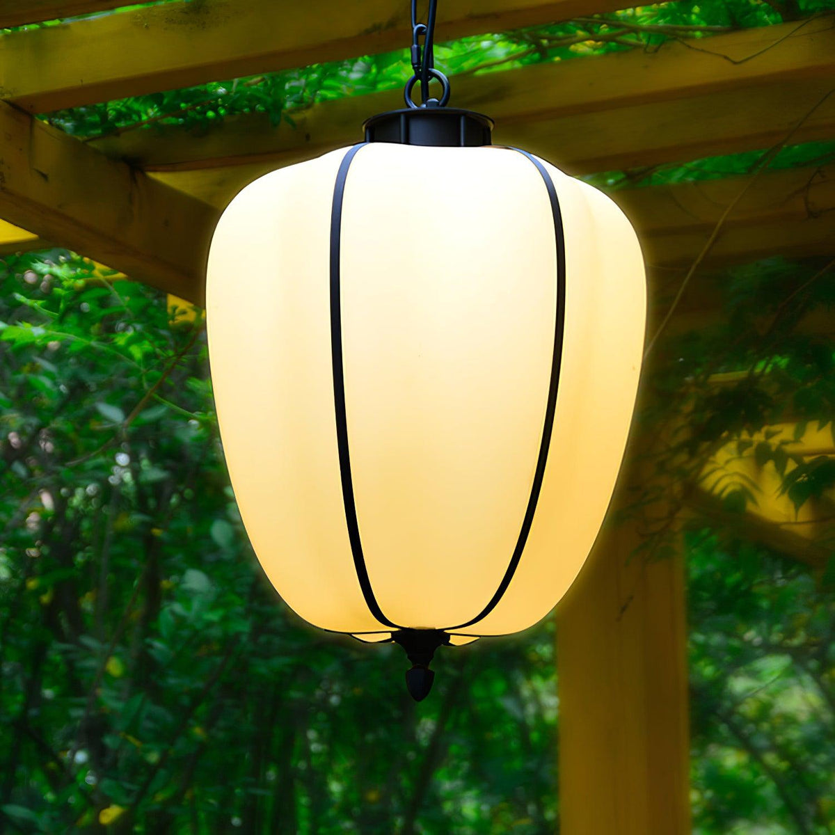 Peaches Outdoor Alabaster Pendant Light