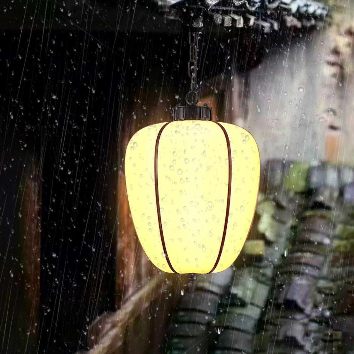 Peaches Outdoor Alabaster Pendant Light
