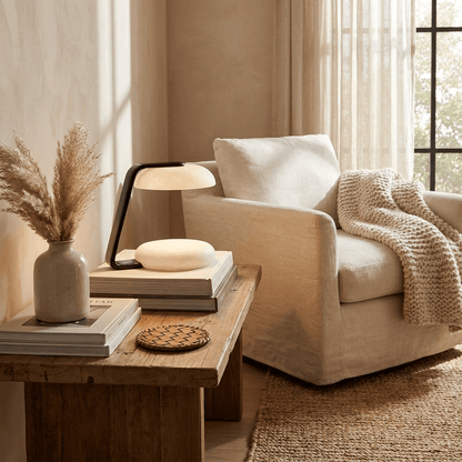 Petals Alabaster Table Lamp