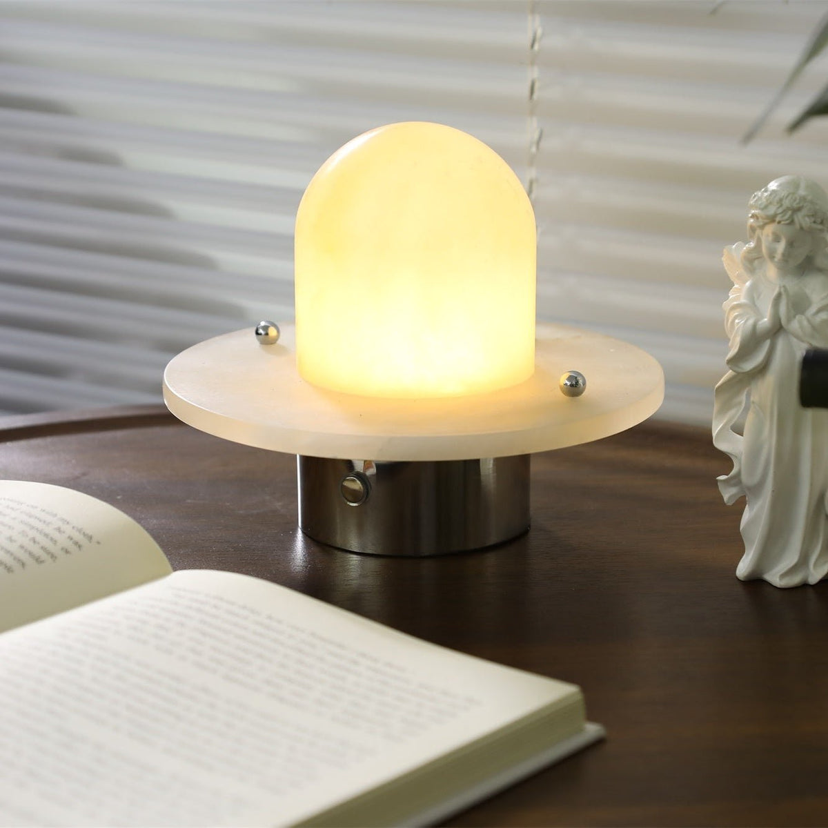 Petrified Alabaster Table Lamp