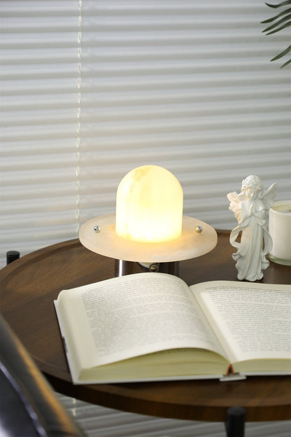 Petrified Alabaster Table Lamp