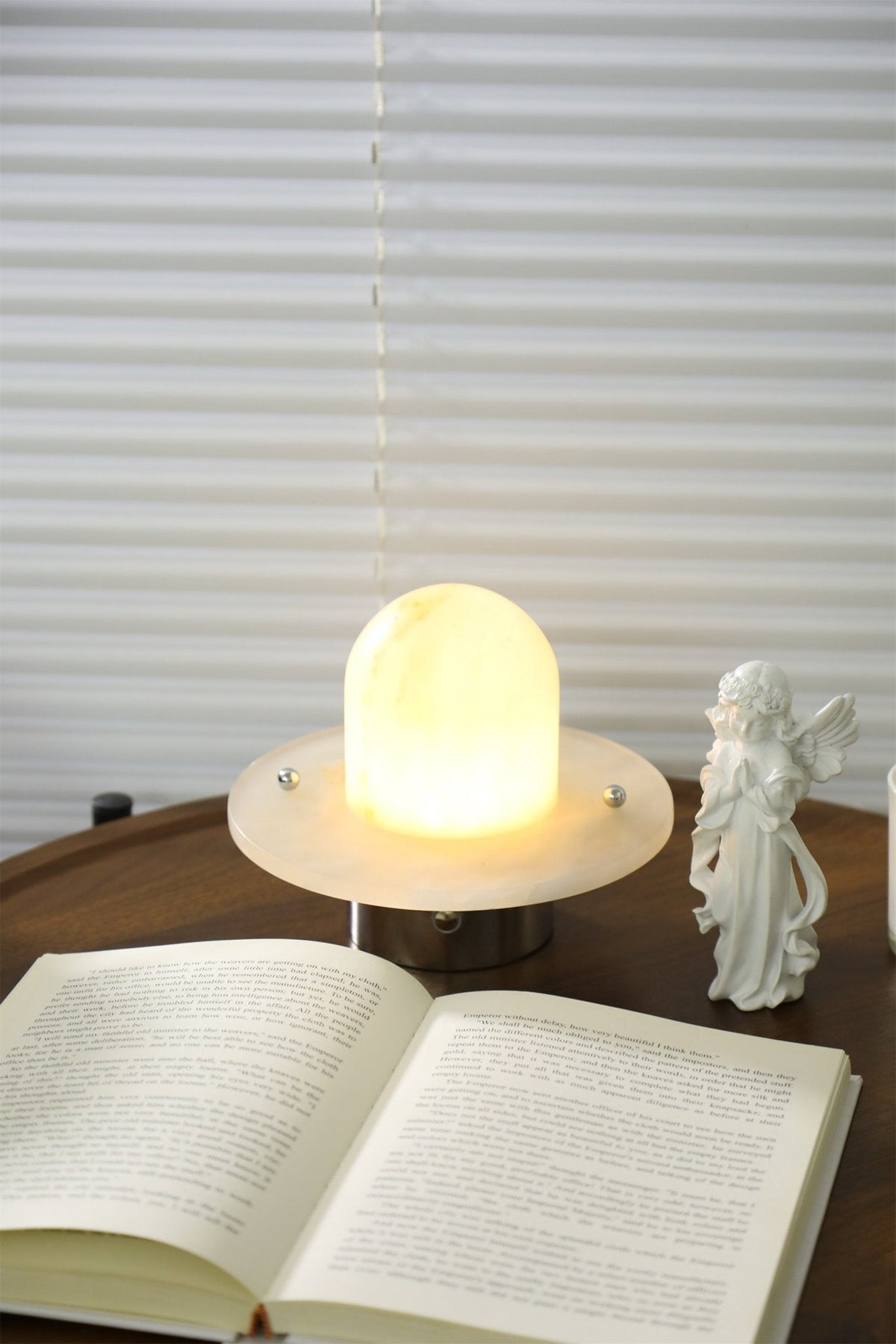 Petrified Alabaster Table Lamp