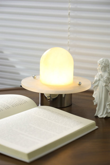 Petrified Alabaster Table Lamp