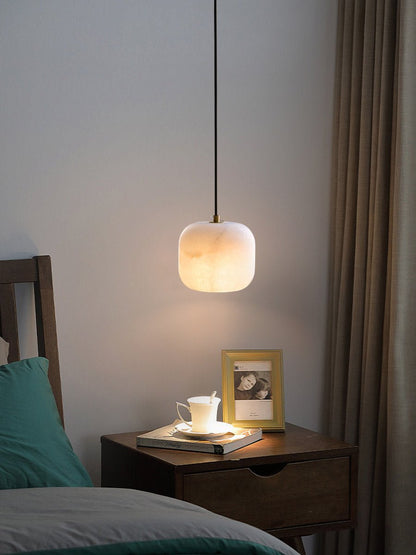 Pillow Alabaster Cluster Chandelier