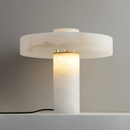 Plinth Alabaster Table Lamp