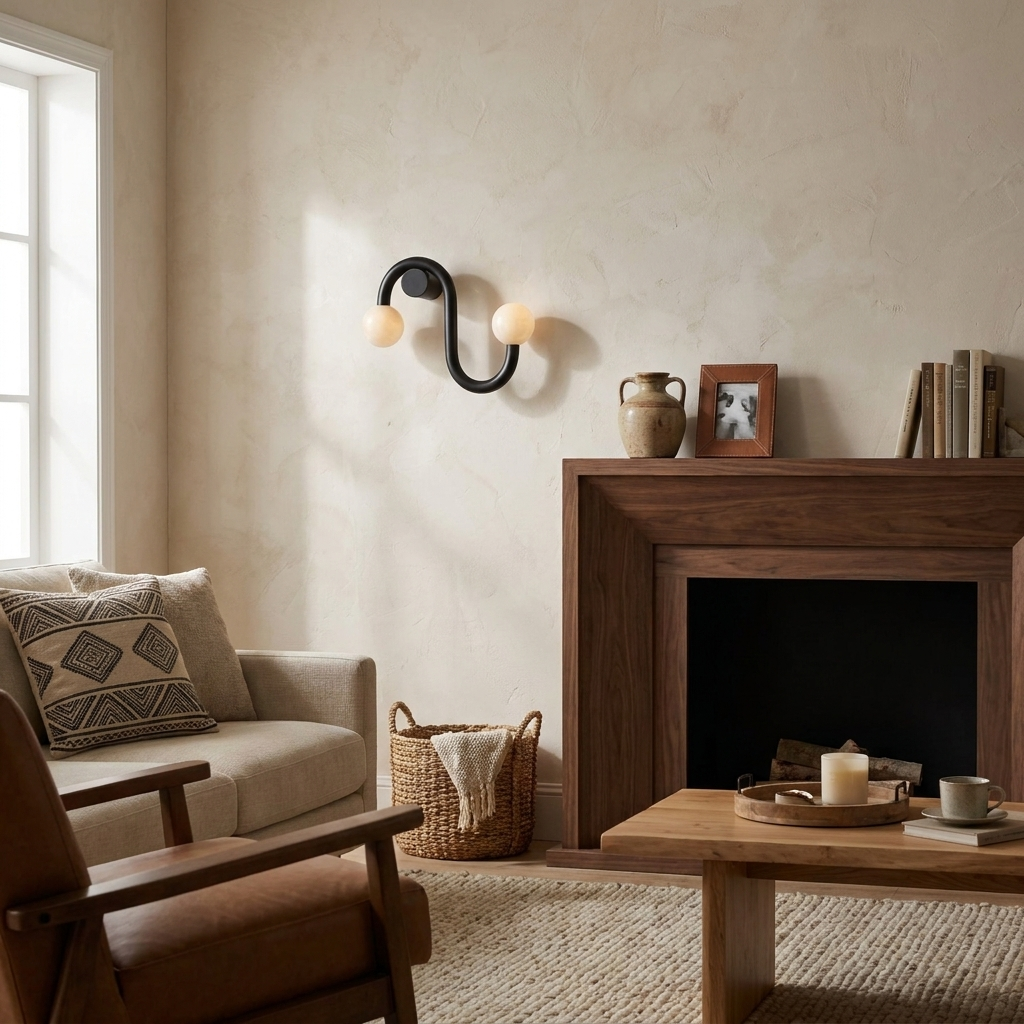 Ripple Alabaster Wall Sconce