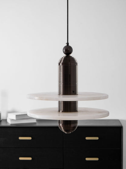 Saturn Alabaster Pendant Light