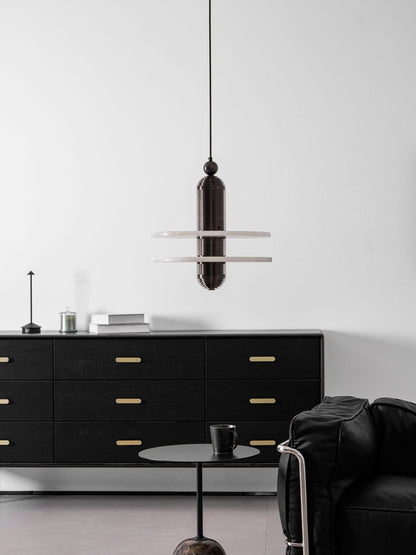 Saturn Alabaster Pendant Light