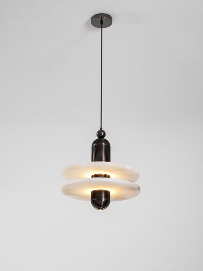 Saturn Alabaster Pendant Light
