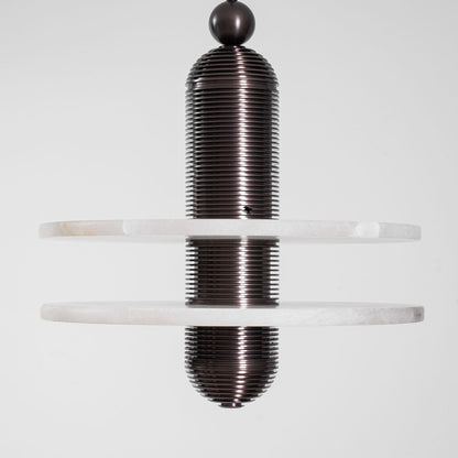 Saturn Alabaster Pendant Light
