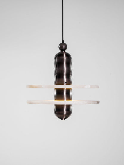 Saturn Alabaster Pendant Light