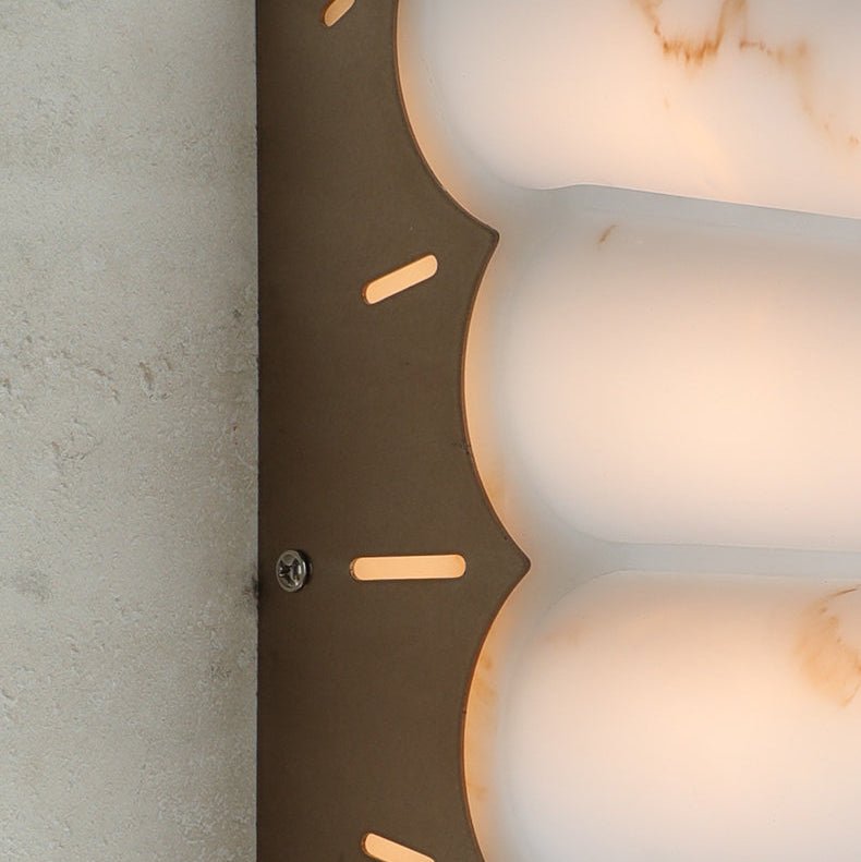 Serra Tiered Alabaster Sconce