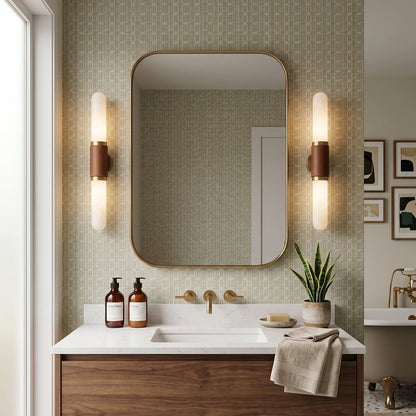 Sleeve Alabaster Wall Sconce