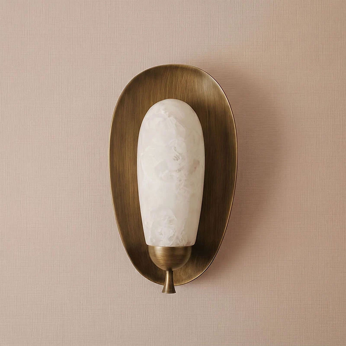 Solenne Alabaster Halo Wall Light