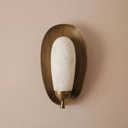 Solenne Alabaster Halo Wall Light