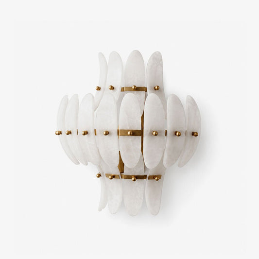 Solenne Alabaster Petal Wall Sconce