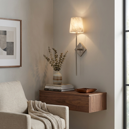 Spire Alabaster Wall Sconce