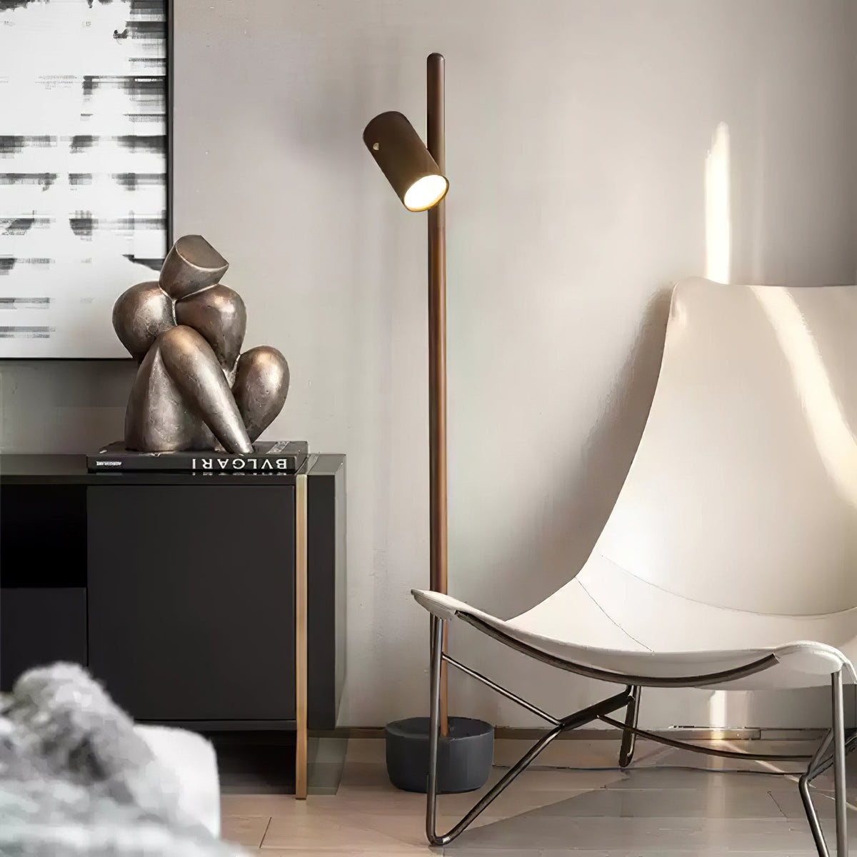Spotlight Wood Floor Lamp – detail 2
