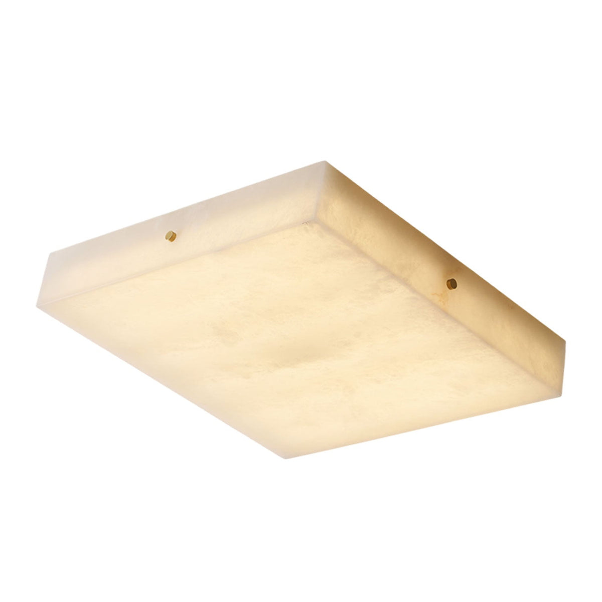 Square Alabaster Ceiling Light