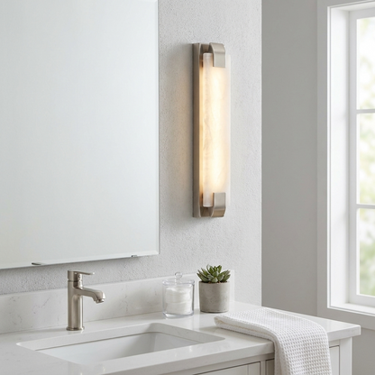 Stele Alabaster Wall Sconce