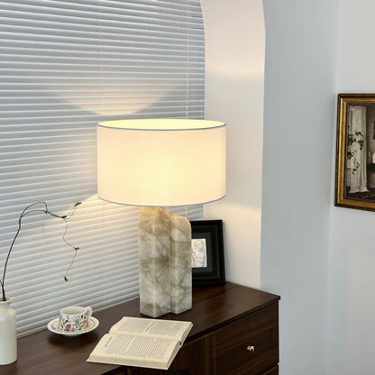Stele Green Alabaster Table Lamp