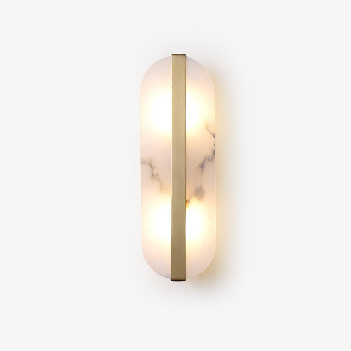 Long Ellipse Alabaster Wall Sconce