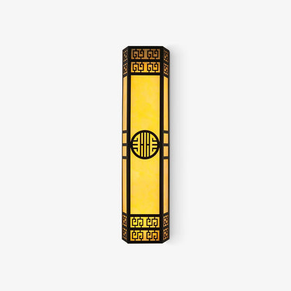 Stripe Outdoor Alabaster Wall Light