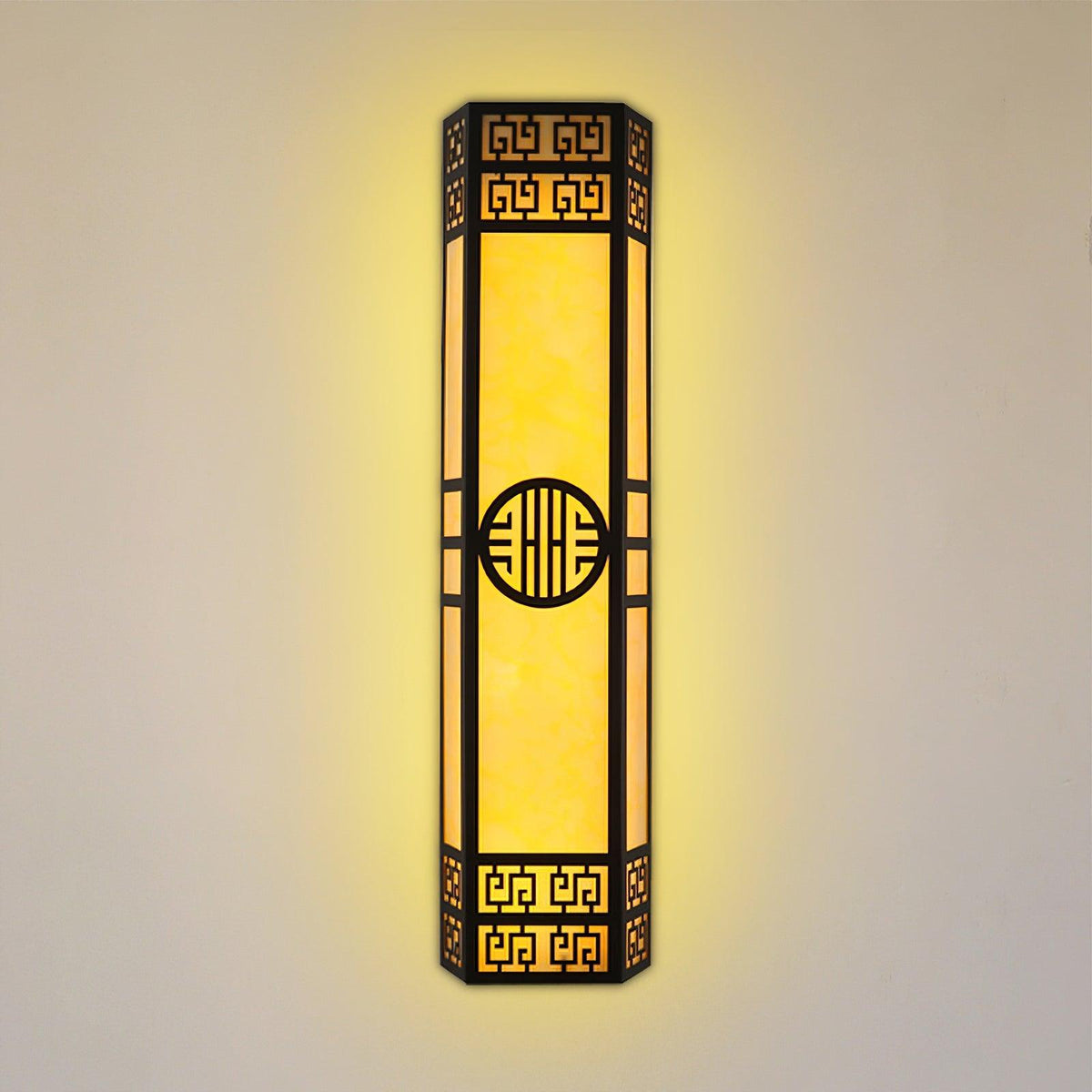 Stripe Outdoor Alabaster Wall Light