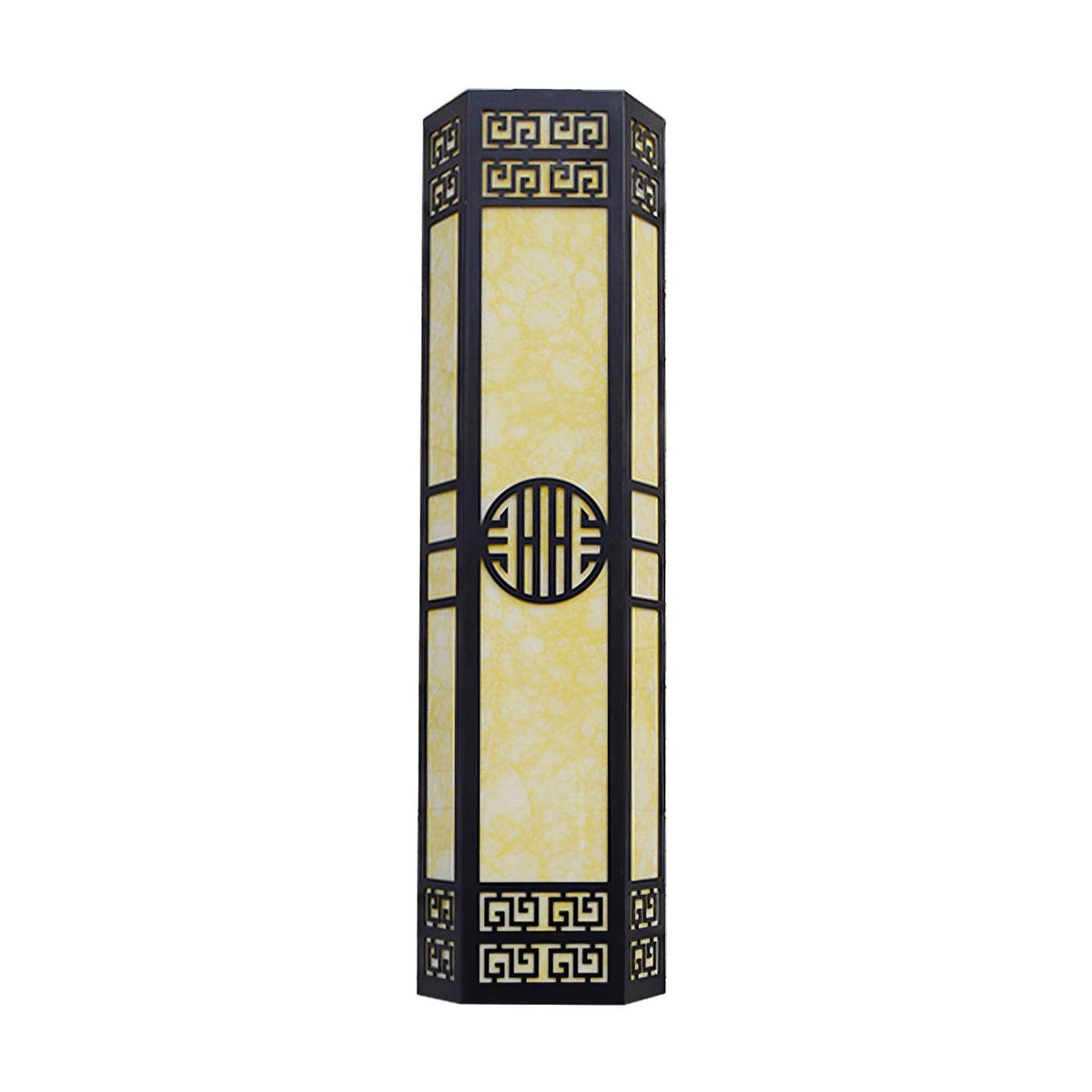 Stripe Outdoor Alabaster Wall Light
