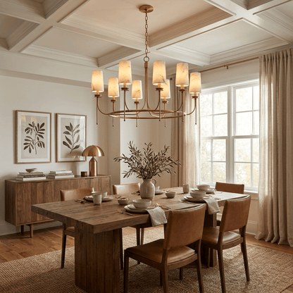 Sutton Alabaster Ring Chandelier