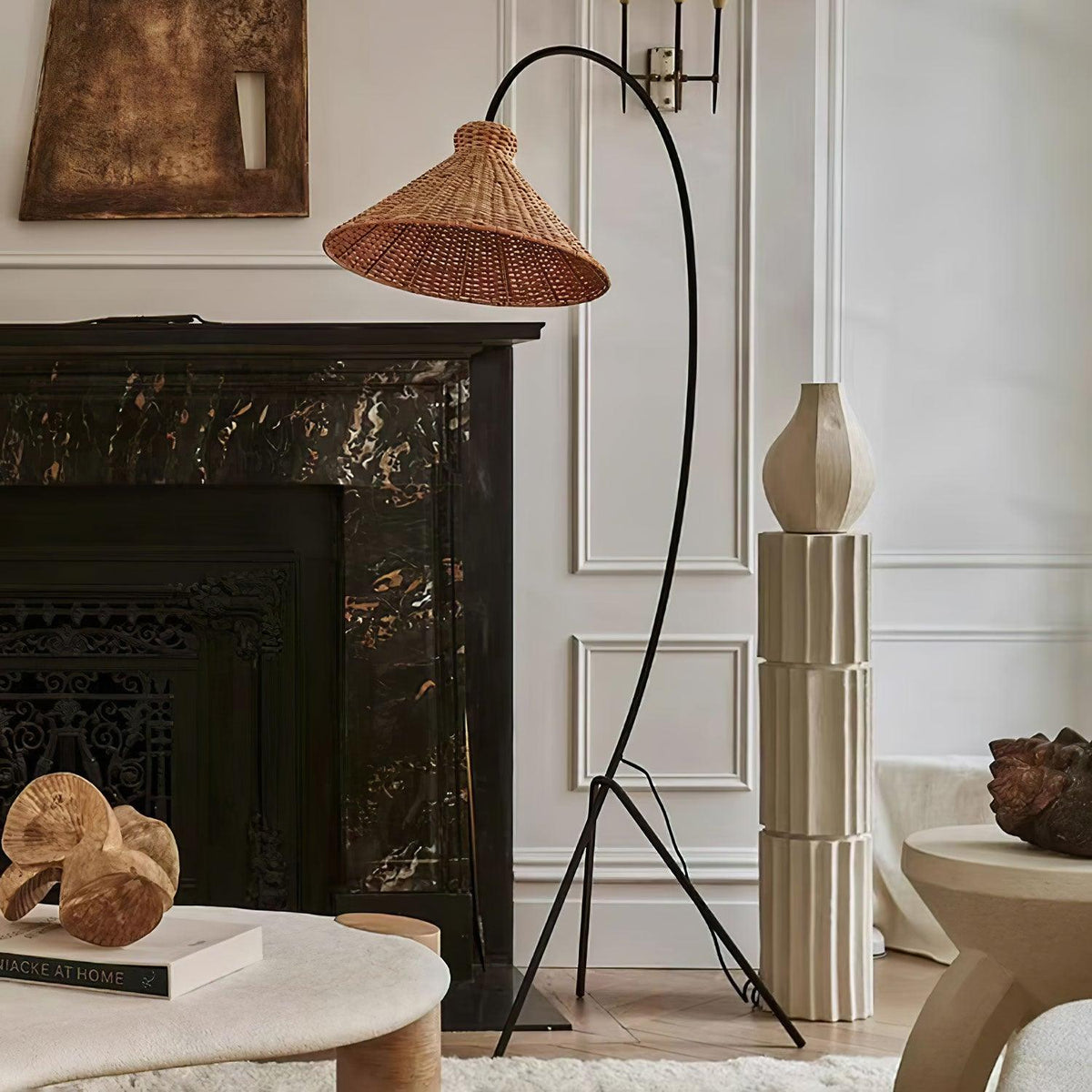 Tana Woven Floor Lamp – detail 6