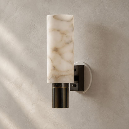 Torch Alabaster Sconce