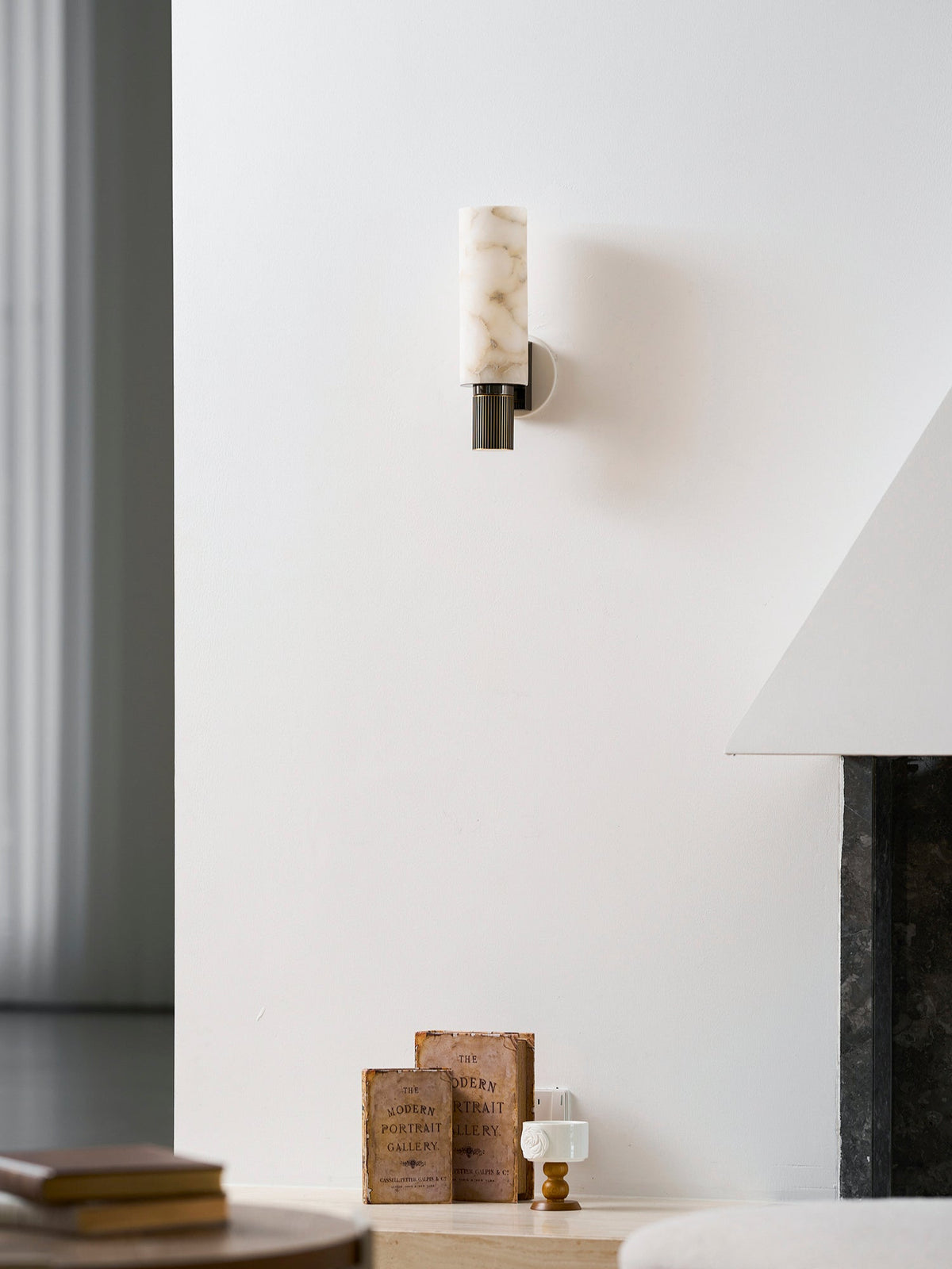Torch Alabaster Sconce