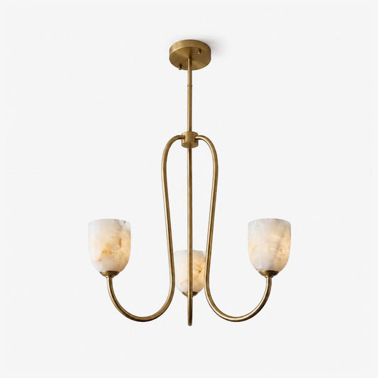 Trillium Alabaster Chandelier