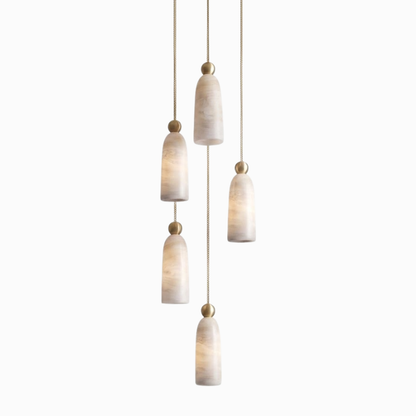 Cara Alabaster & Copper Pendant Light