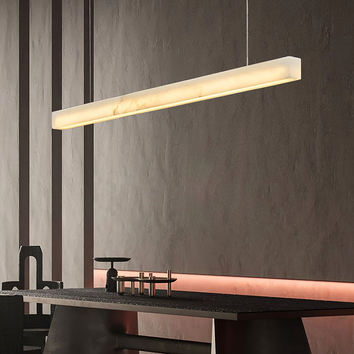 Velmore Linea Alabaster Pendant Lamp