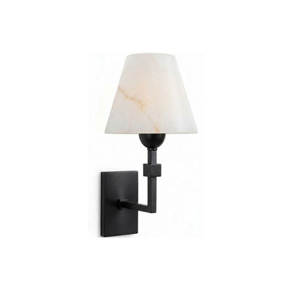 Virelle Alabaster Tapered Wall Sconce