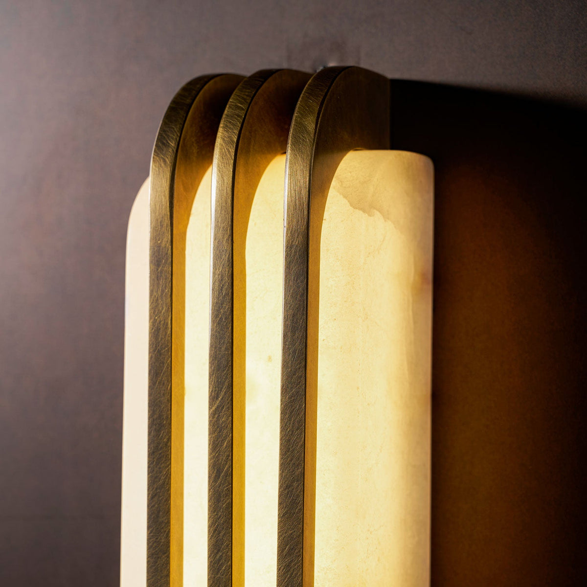 Virex Layered Alabaster Wall Light