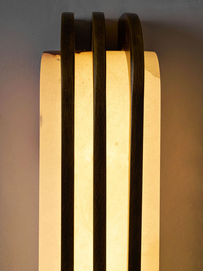 Virex Layered Alabaster Wall Light