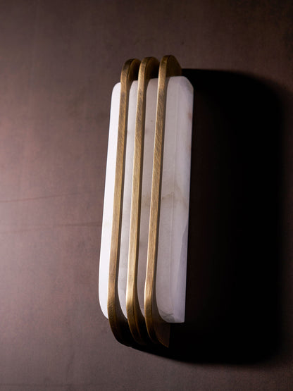 Virex Layered Alabaster Wall Light