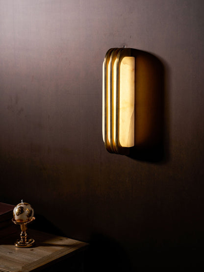Virex Layered Alabaster Wall Light