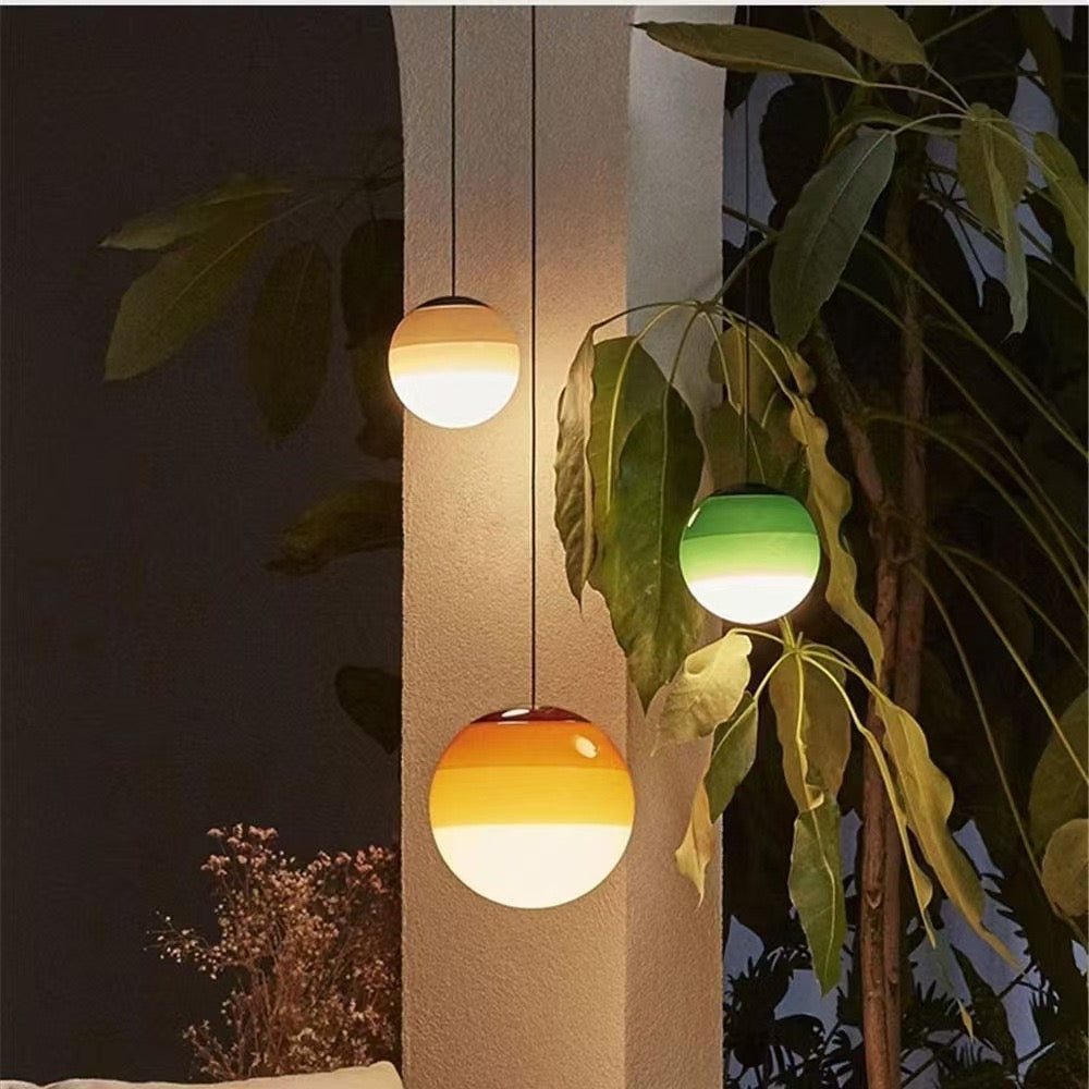 Dipping Light pendant installation ceiling close-up